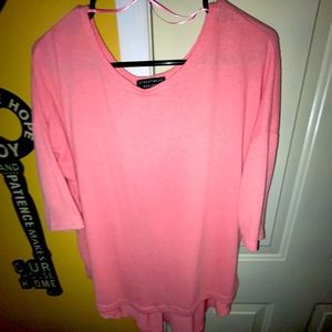 Pretty in Pink Spring Elbow Length sleeve sweater!